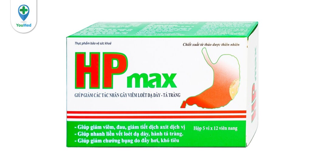 Viên uống giảm viêm loét dạ dày HP Max có tốt không?