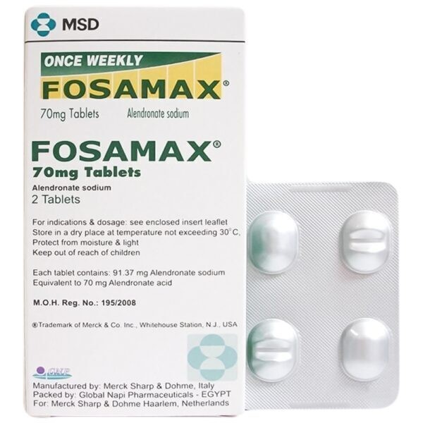 Fosamax là thuốc trị loãng xương ở phụ nữ loãng xương sau mãn kinh