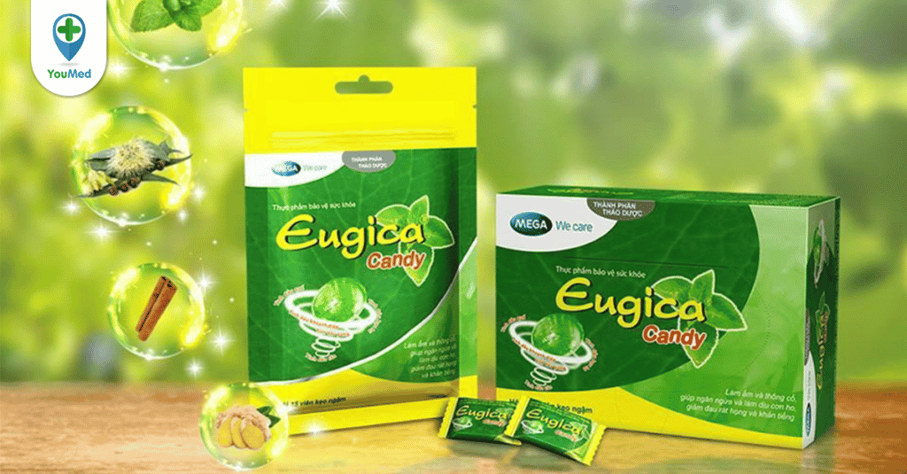 Kẹo ngậm thảo dược giảm ho Eugica Candy có tốt không? Lưu ý khi dùng