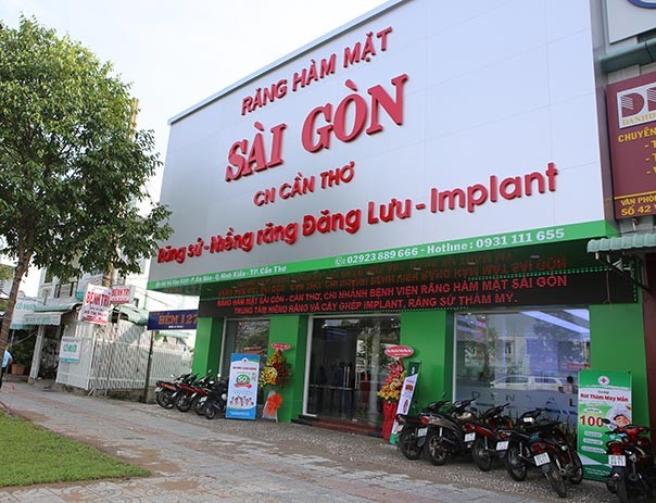 Phòng khám răng hàm mặt Sài Gòn - chi nhánh Cần Thơ trực thuộc hệ thống phòng khám răng hàm mặt Sài Gòn