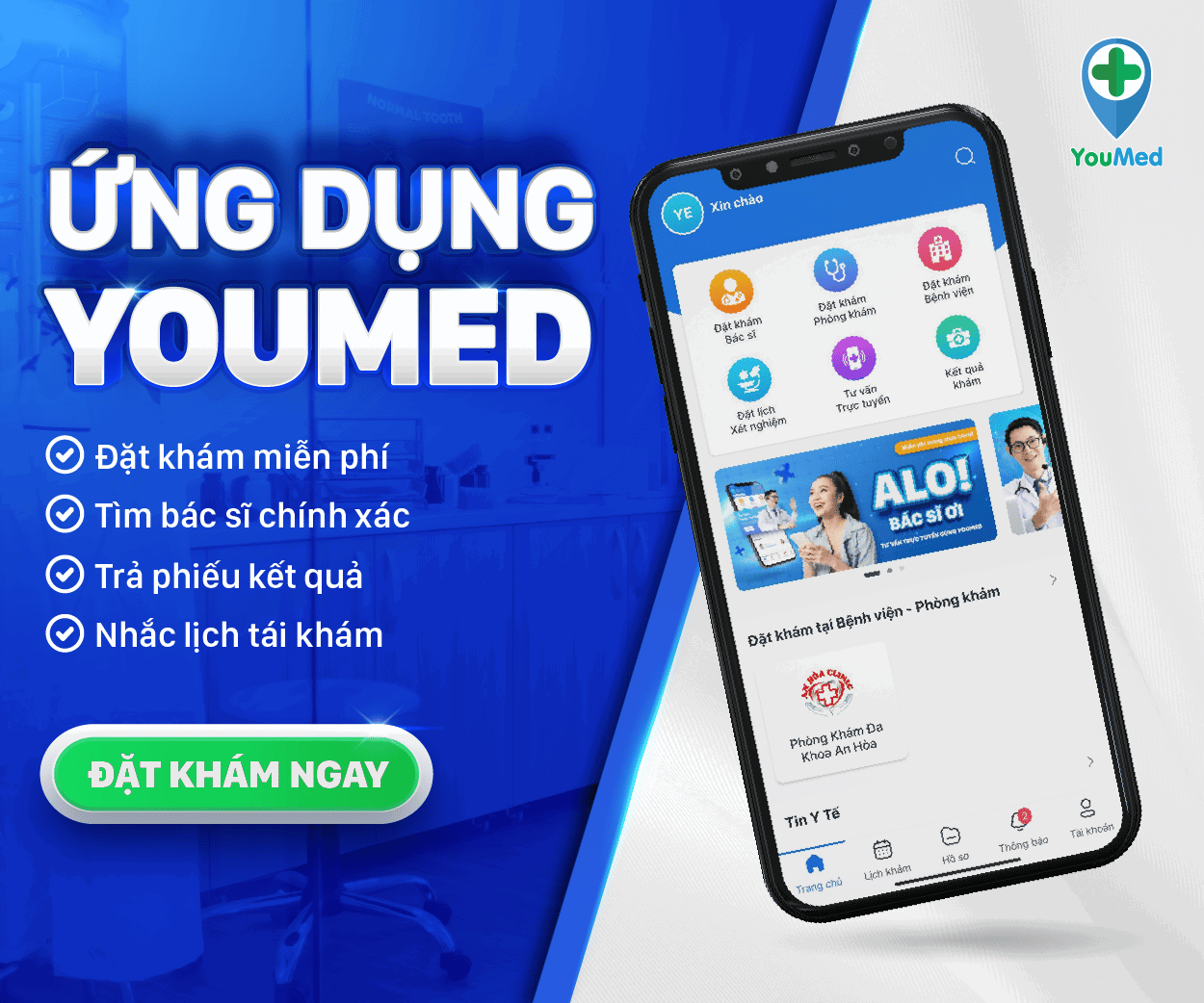 Ứng dụng đặt khám YouMed