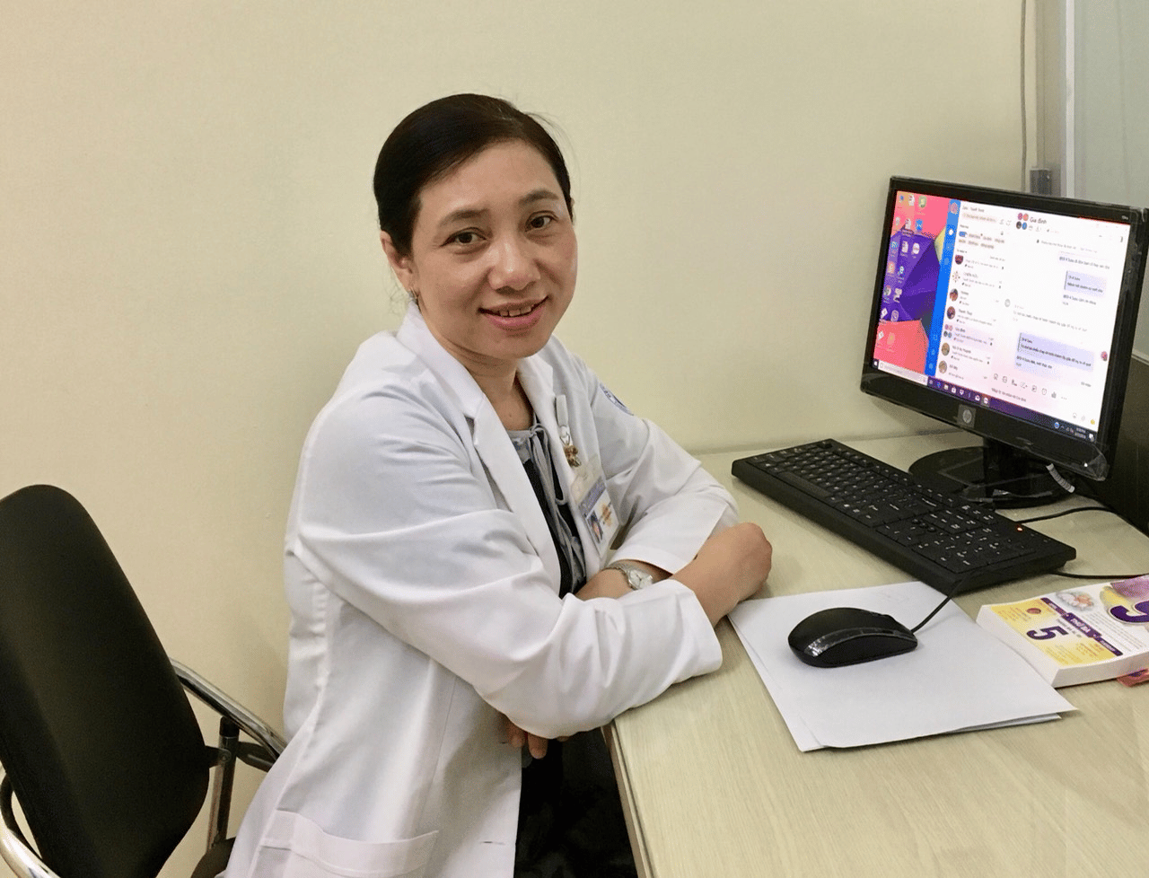 BS Huỳnh Thị Tuyết Trinh là một vị bác sĩ Sản phụ khoa giỏi
