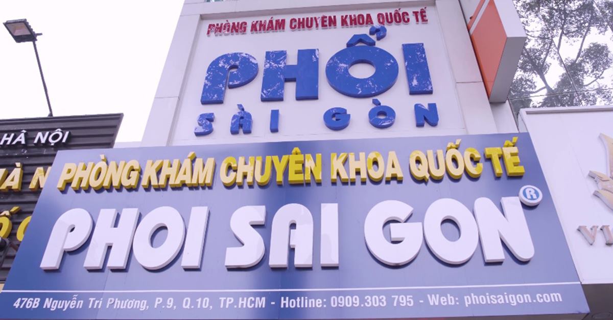 Phòng khám chuyên khoa Quốc tế Phổi Sài Gòn tại quận 10 