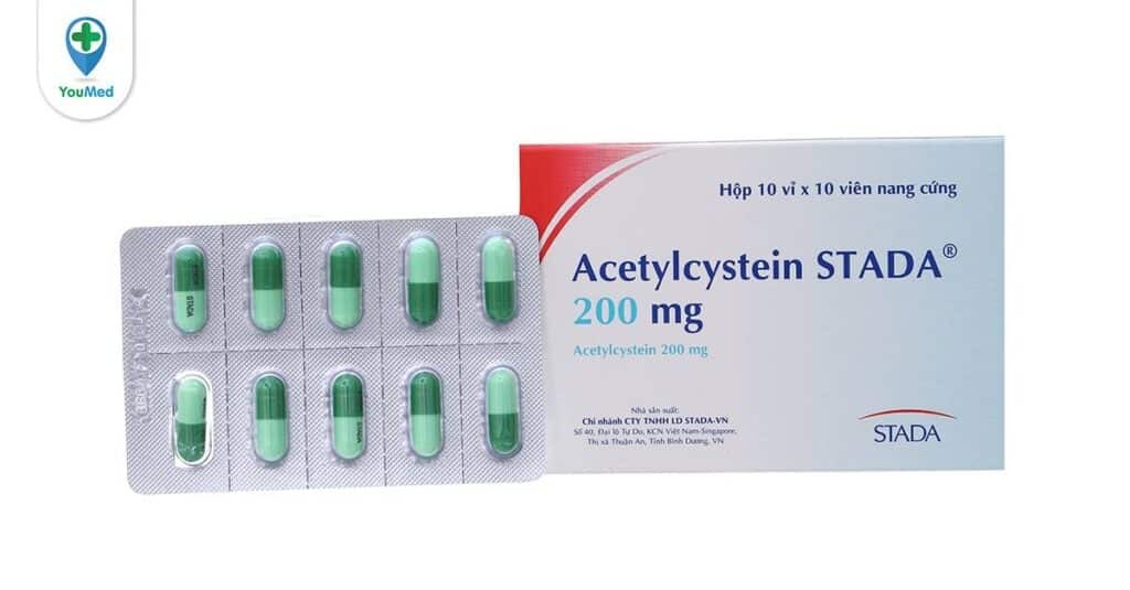 Acetylcysteine 200mg Stada: Công dụng, cách dùng, lưu ý khi dùng