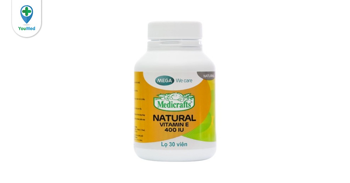 Natural vitamin E 400 IU tác dụng gì cho sức khỏe?

