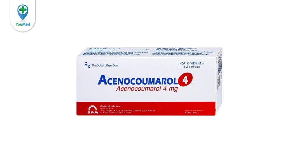 Acenocoumarol 4 mg là thuốc gì? Công dụng, cách dùng và lưu ý