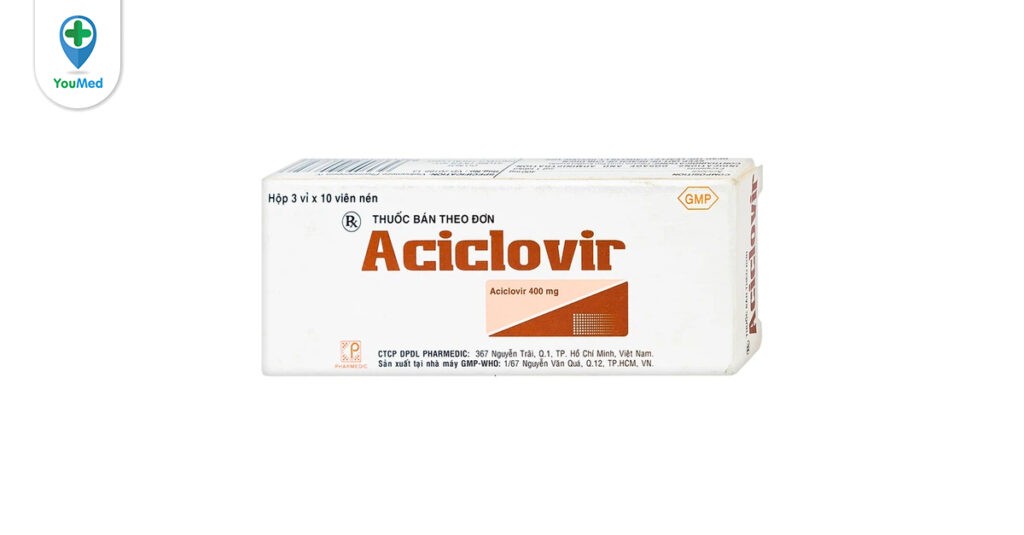 Aciclovir Pharmedic là thuốc gì? Công dụng, cách dùng và lưu ý