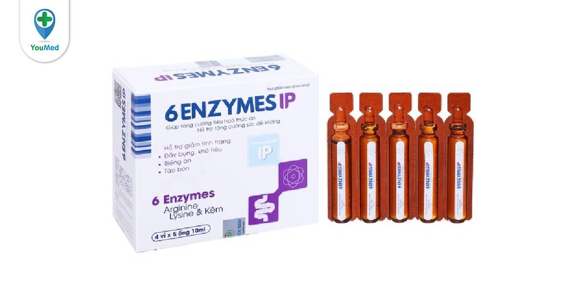 Các thành phần trong dung dịch 6 enzymes IP là gì?
