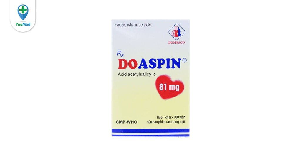 Doaspin 81 mg là thuốc gì? Công dụng và lưu ý khi sử dụng