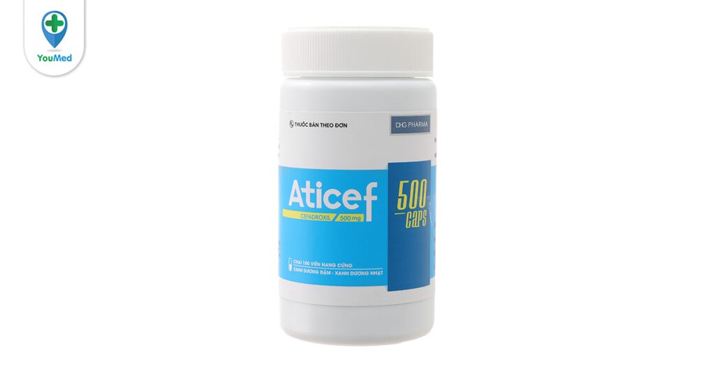 Aticef là thuốc gì? Công dụng, cách dùng và lưu ý khi dùng