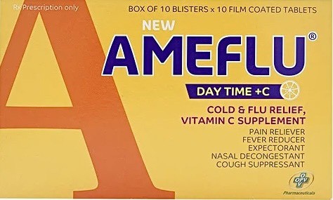 New Ameflu C Day Time giảm triệu chứng cảm lạnh và cảm cúm