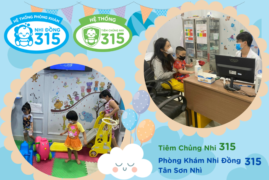 Tiêm chủng Nhi 315 là đơn vị đầu tiên cung cấp dịch vụ tiêm chủng dành riêng cho nhi khoa