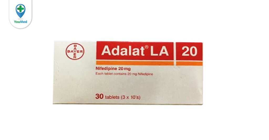 Adalat LA 20 mg là thuốc gì? Công dụng, cách dùng và lưu ý quan trọng