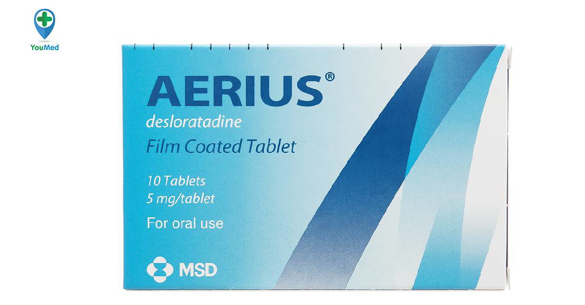 Công dụng chính của Aerius 5mg là gì?
