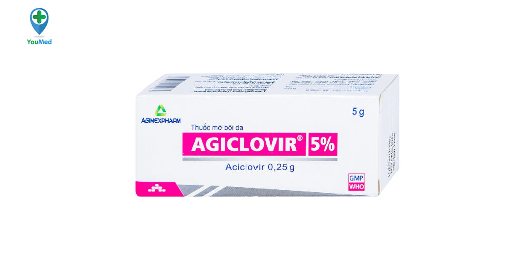 Agiclovir 5% Agimexpharm là thuốc gì? Công dụng, cách dùng và lưu ý