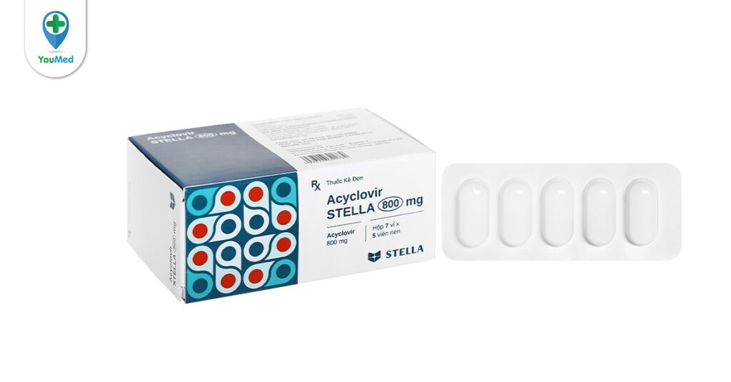 Acyclovir Stella 800 mg là thuốc gì? Công dụng, cách dùng và lưu ý