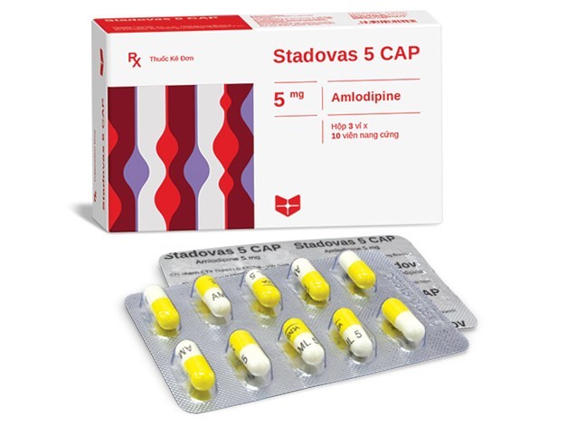 Thuốc Stadovas 5 Cap điều trị bệnh lý tim mạch, cao huyết áp