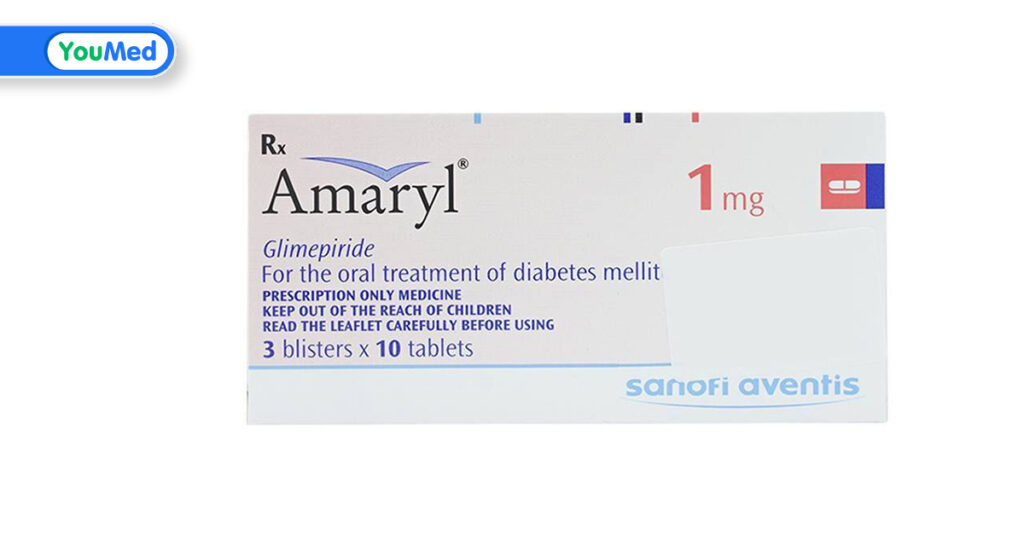 Amaryl 1 mg là thuốc gì? Công dụng, cách dùng và lưu ý khi dùng