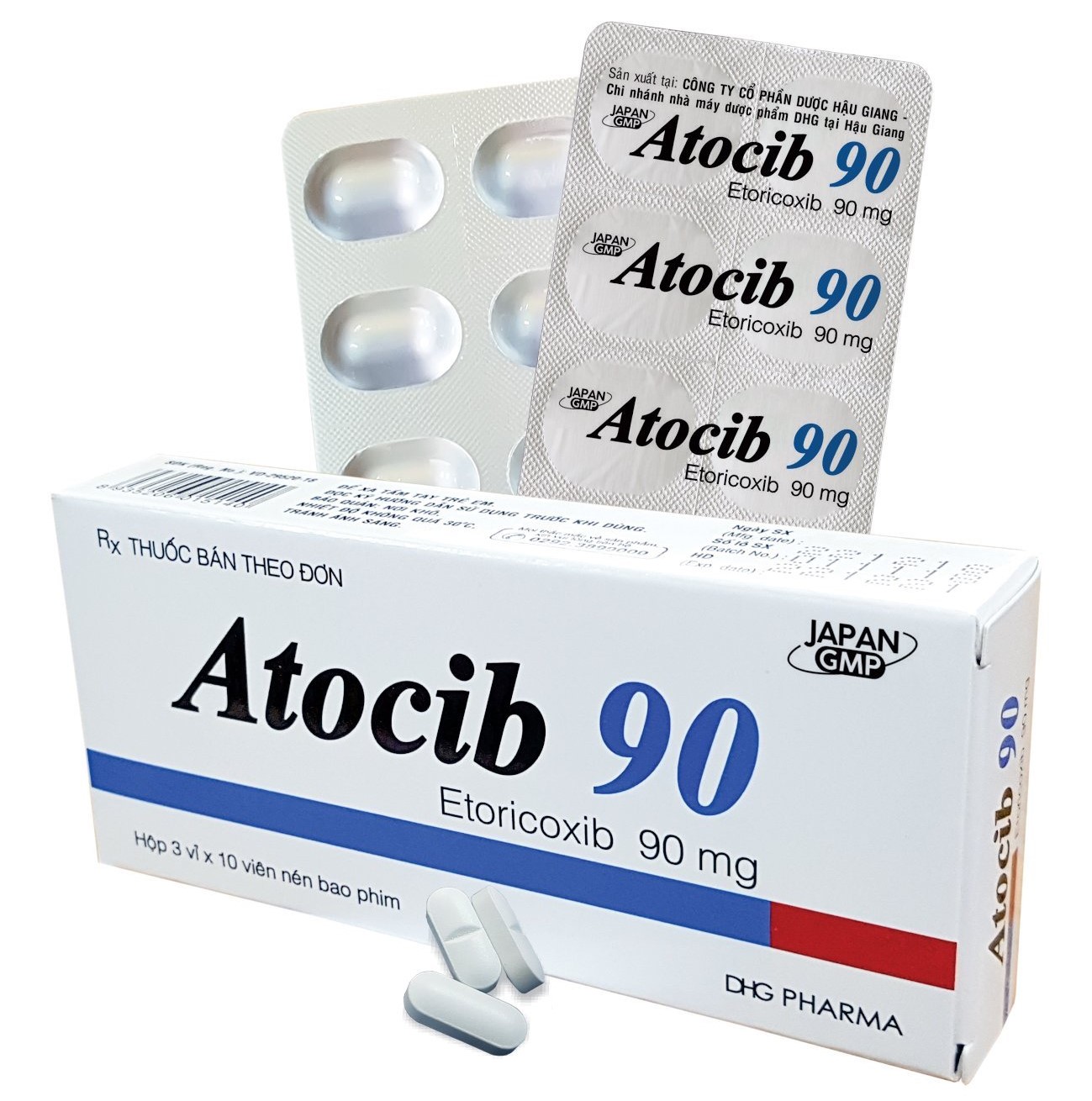 Atocib có thành phần chính là etoricoxib