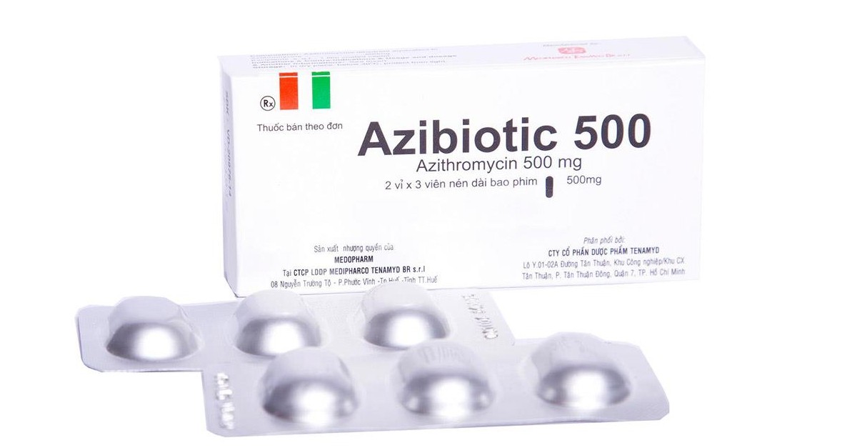 Azibiotic thuộc nhóm thuốc kháng sinh macrolid