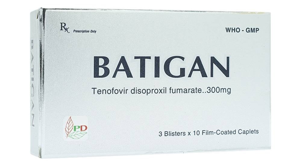 Batigan là thuốc dùng để điều trị HIV type I và viêm gan B