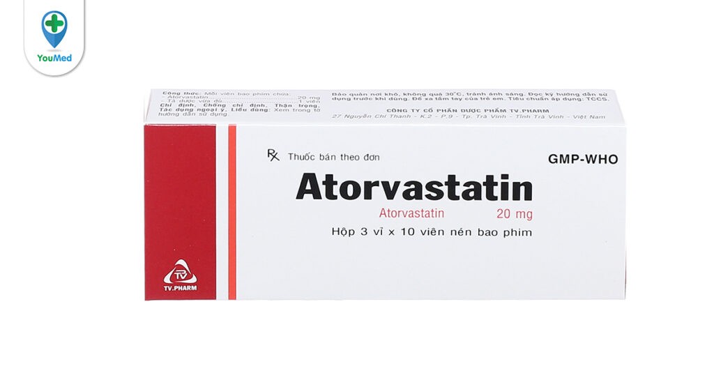 Atorvastatin T.V Pharm là thuốc gì? Công dụng, cách dùng và lưu ý khi dùng