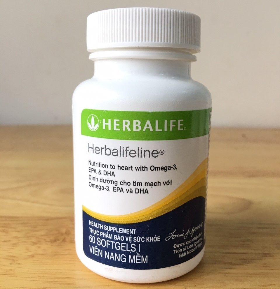 Omega 3 Herbalifeline có chứa các thành phần omega 3, EPA và DHA