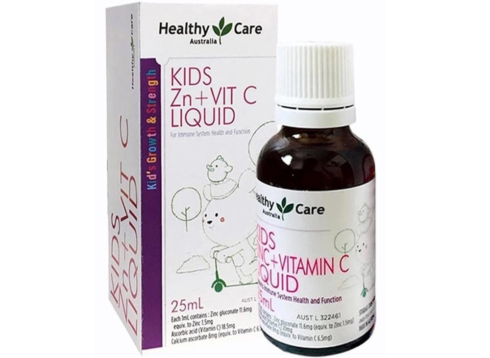 Sản phẩm Kẽm nước cho bé Healthy Care Zinc + Vitamin C