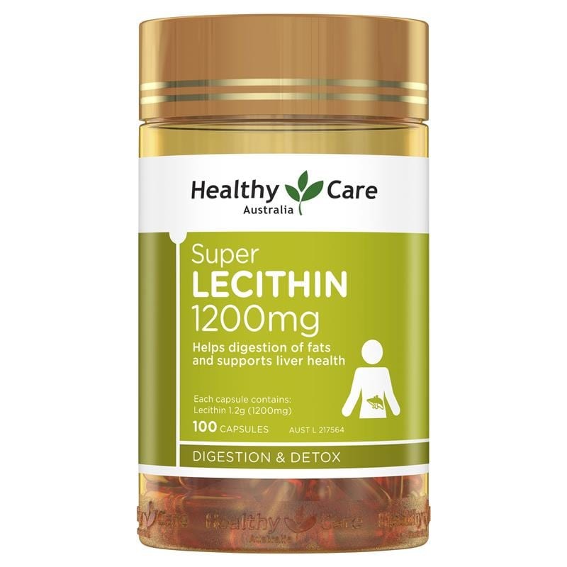 Healthy Care Super Lecithin thường được biết đến với tên gọi viên uống mầm đậu nành Healthy Care