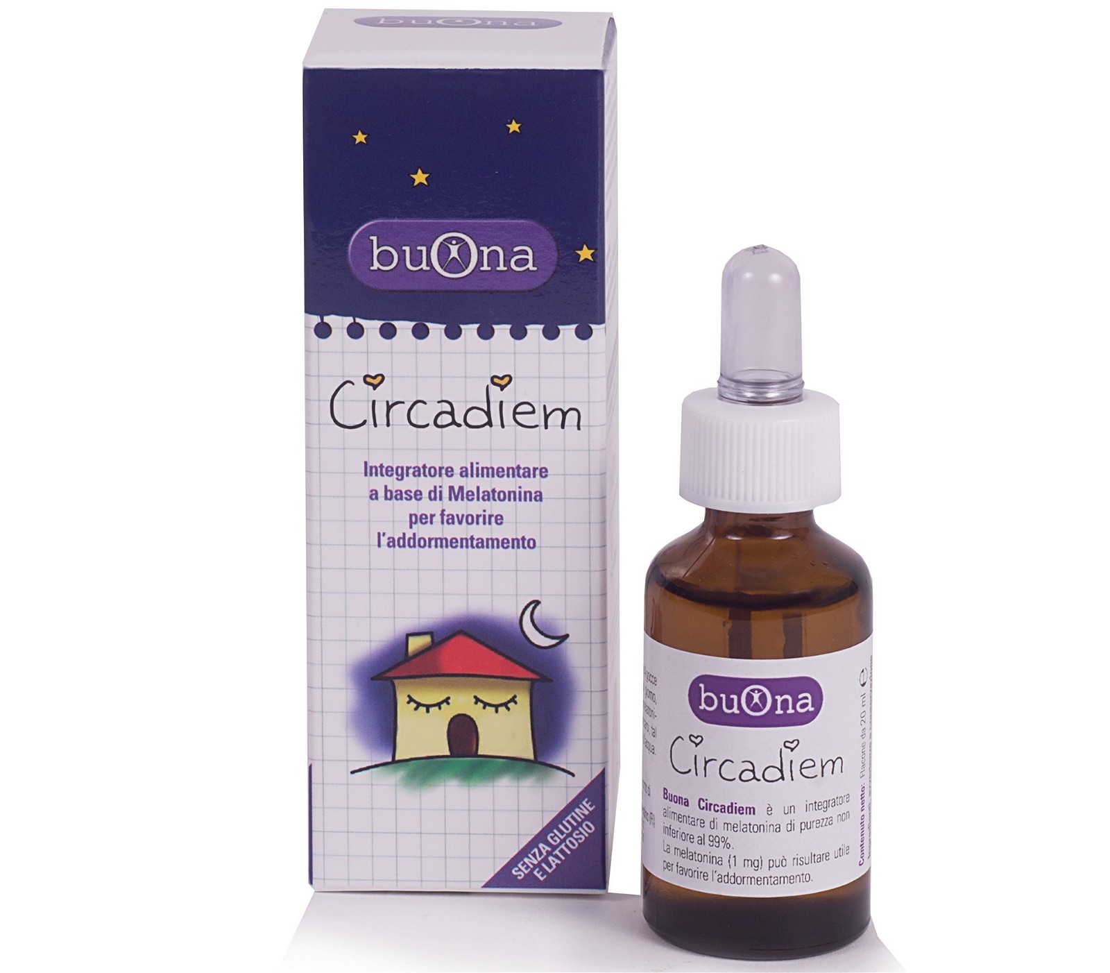 Melatonin Buona Circadiem là sản phẩm hỗ trợ giấc ngủ của bé dưới dạng siro