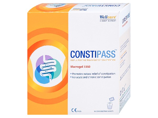 Constipass là thành phầm nhuận trường, tương hỗ nâng cao bệnh khó tiêu dạng bột