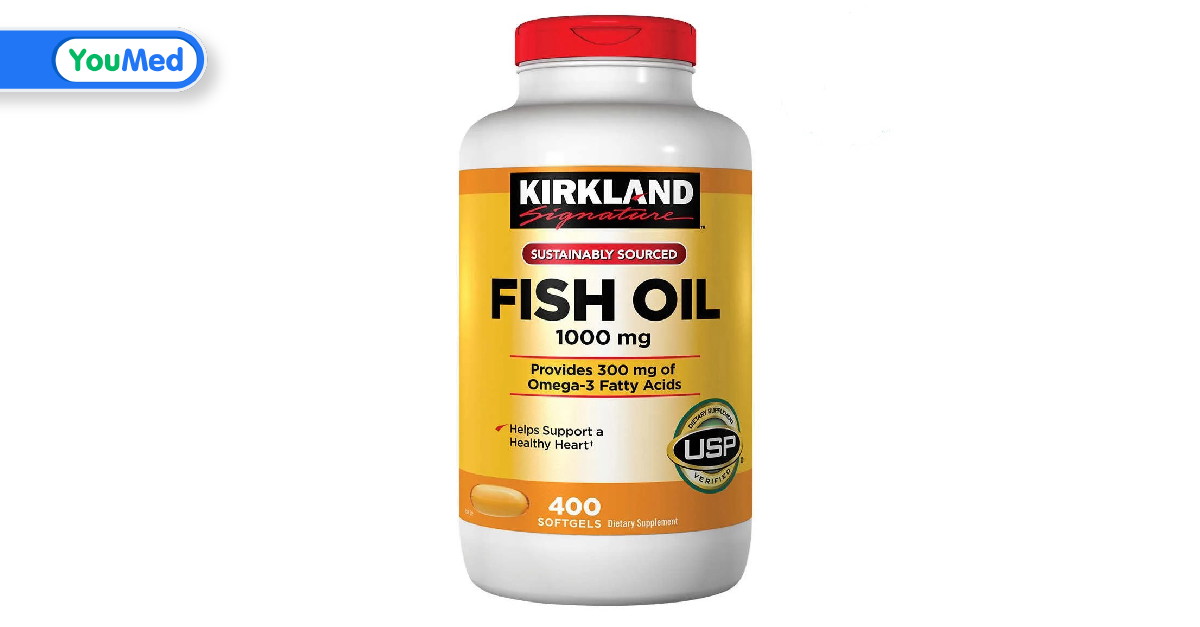 Vi n u ng d u c Kirkland Fish Oil 1000mg c t t kh ng C ng d ng