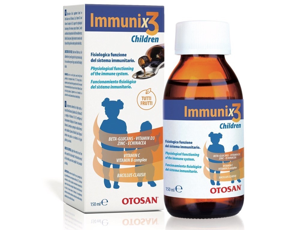 IMMUNIX3 Children là sản phẩm hỗ trợ tăng cường đề kháng dưới dạng siro