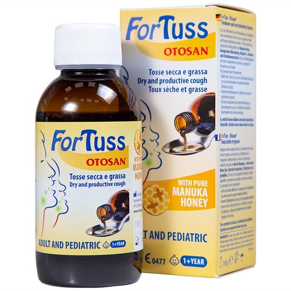 ForTuss Otosan là siro hỗ trợ triệu chứng ho dành cho trẻ