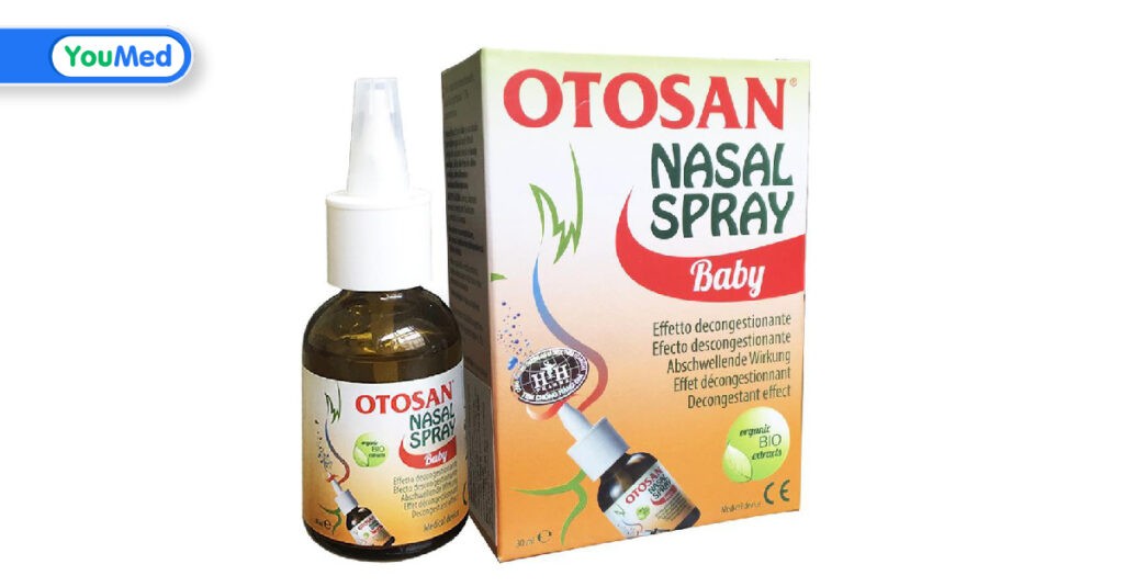 Xịt mũi Otosan Nasal Spray Baby có tốt không? Cần lưu ý gì khi sử dụng?