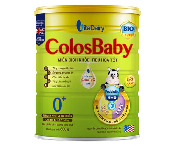 ColosBaby Bio Gold cung cấp dinh dưỡng toàn diện cho trẻ