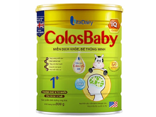 ColosBaby IQ Gold là sản phẩm có nguồn gốc từ sữa non của thương hiệu VitaDairy