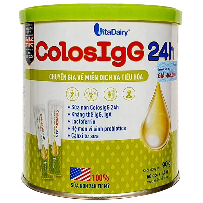 Sữa non ColosIgG 24H giúp tăng cường miễn dịch