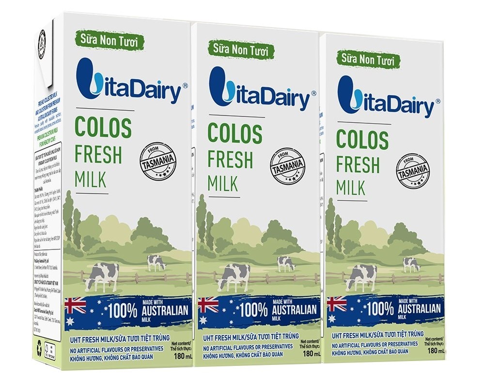 Sữa non tươi VitaDairy có tên đầy đủ là VitaDairy Colos Fresh Milk