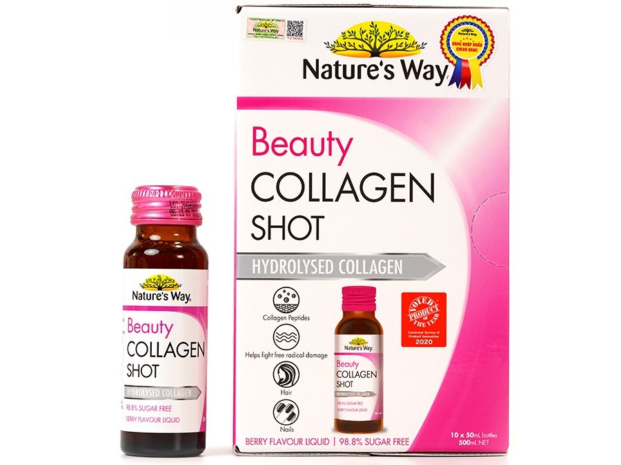 Beauty Collagen Shot là thực phẩm chức năng dạng dung dịch uống