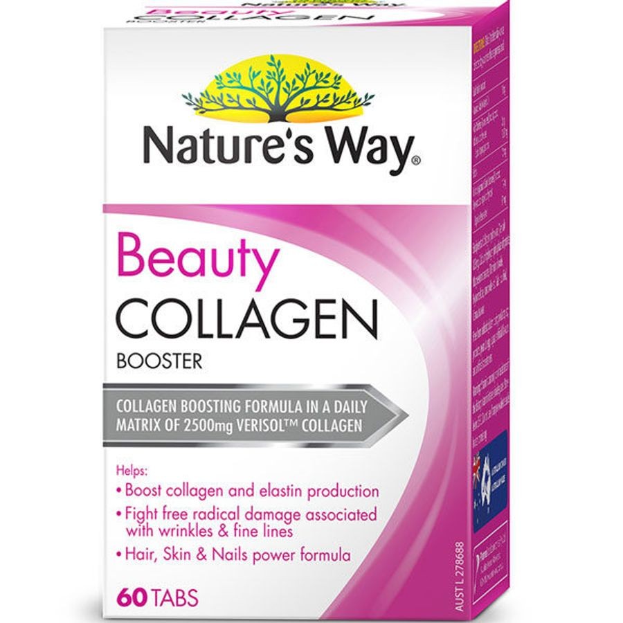 Nature's Way Beauty Collagen Booster có công dụng chống oxy hóa, ngăn nếp nhăn,...