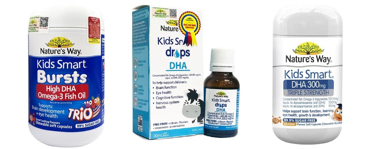 Nature’s Way cho ra mắt nhiều dòng sản phẩm chức năng bổ sung DHA cho trẻ
