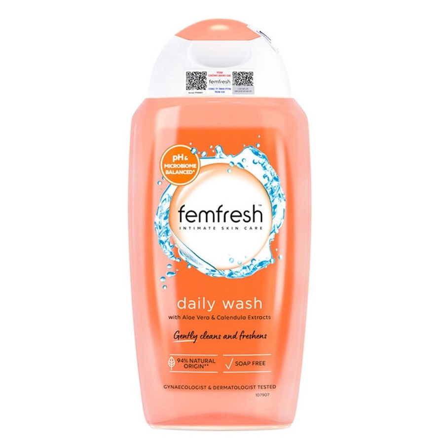 Dung dịch vệ sinh phụ nữ Femfresh là sản phẩm làm sạch da vùng kín