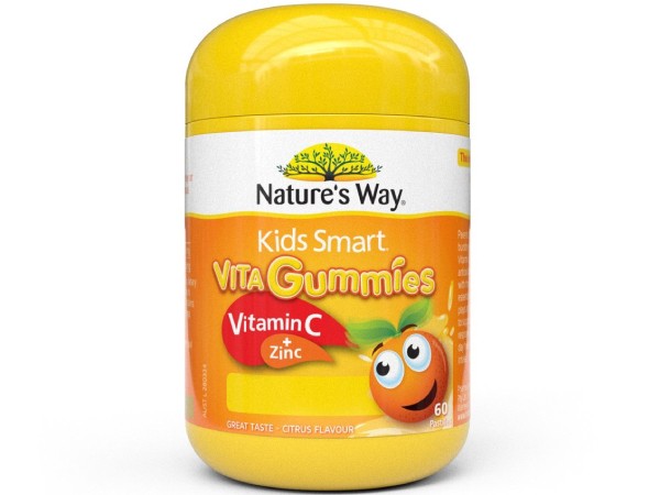 Kẹo dẻo Kids Smart Vita Gummies Vitamin C + Zinc bổ sung vitamin C và kẽm cho trẻ