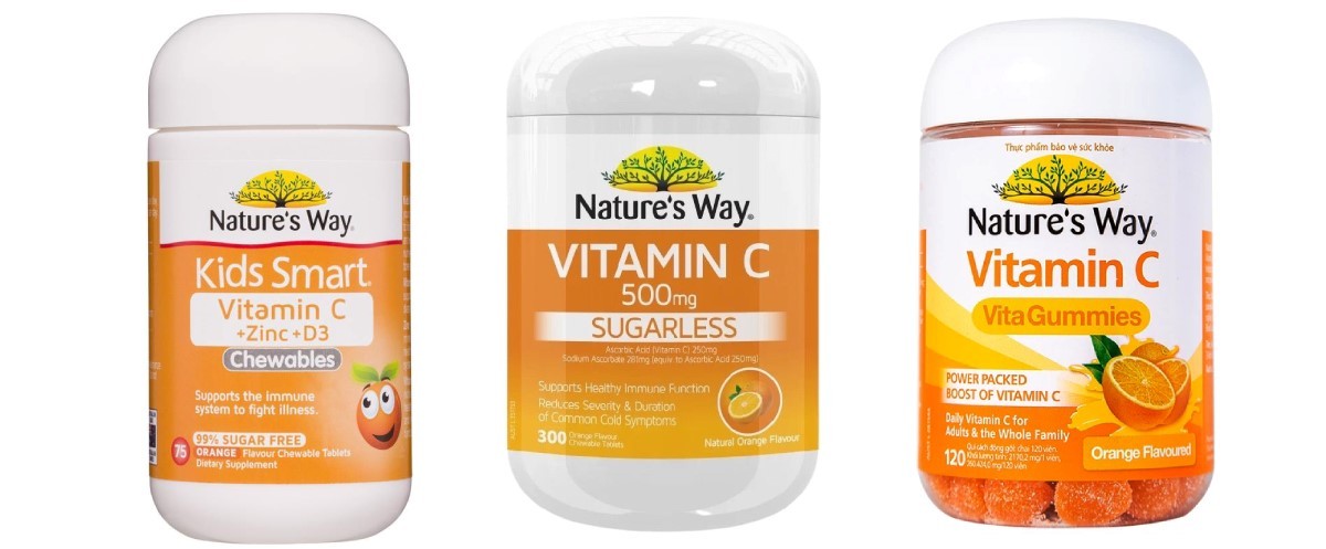 Các sản phẩm Vitamin C Nature's Way được quan tâm hiện nay