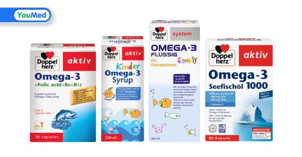 Các sản phẩm Omega 3 Doppelherz phổ biến hiện nay: công dụng, giá và lưu ý khi sử dụng