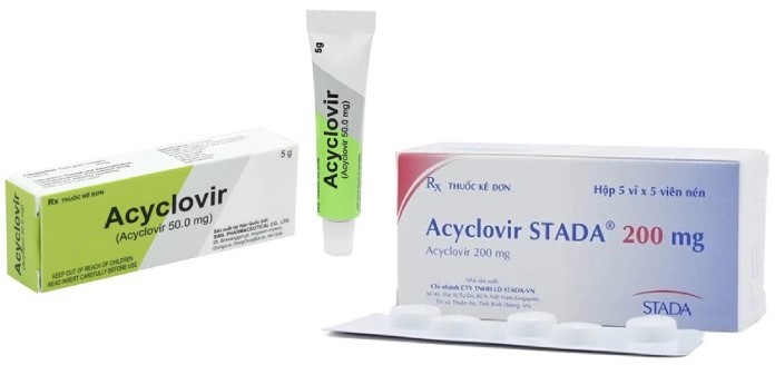Acyclovir lúc này có khá nhiều dạng điều chế: dạng thuốc bôi, dạng viên nén sử dụng lối nốc,...