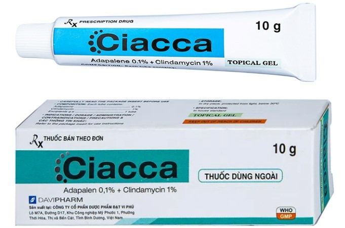 Ciacca là thuốc bôi dùng ngoài, được điều chế dưới dạng gel