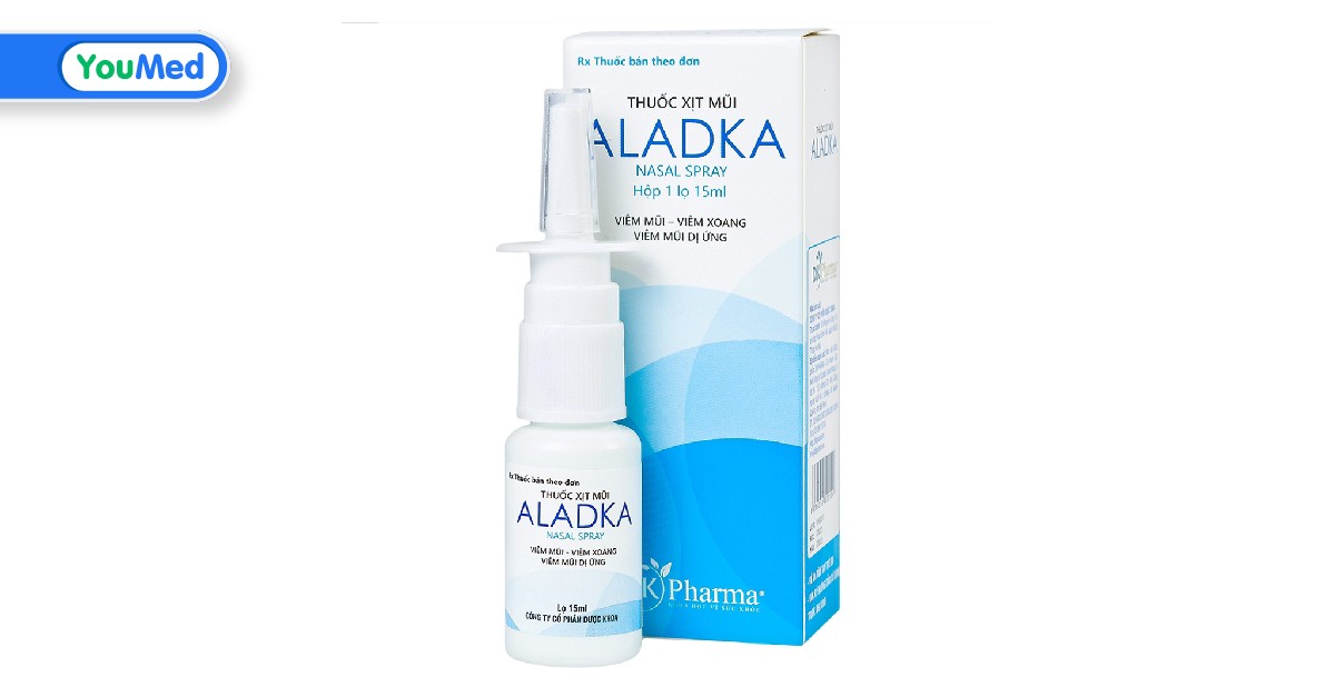 Xịt mũi Aladka có chứa hoạt chất gì?
