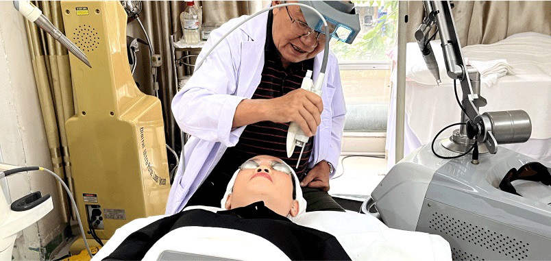 Phương pháp laser trong điều trị u tuyến mồ hôi